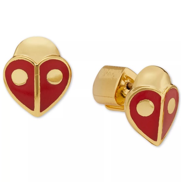 KATE SPADE Animal Party Ladybug Stud Earrings - Picture 2 of 4